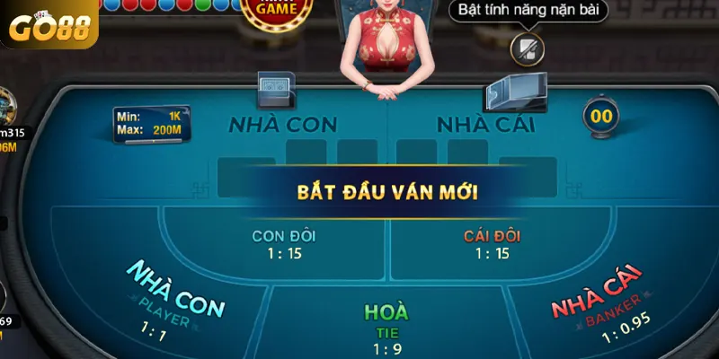 Baccarat tại GO88 có gì hot?